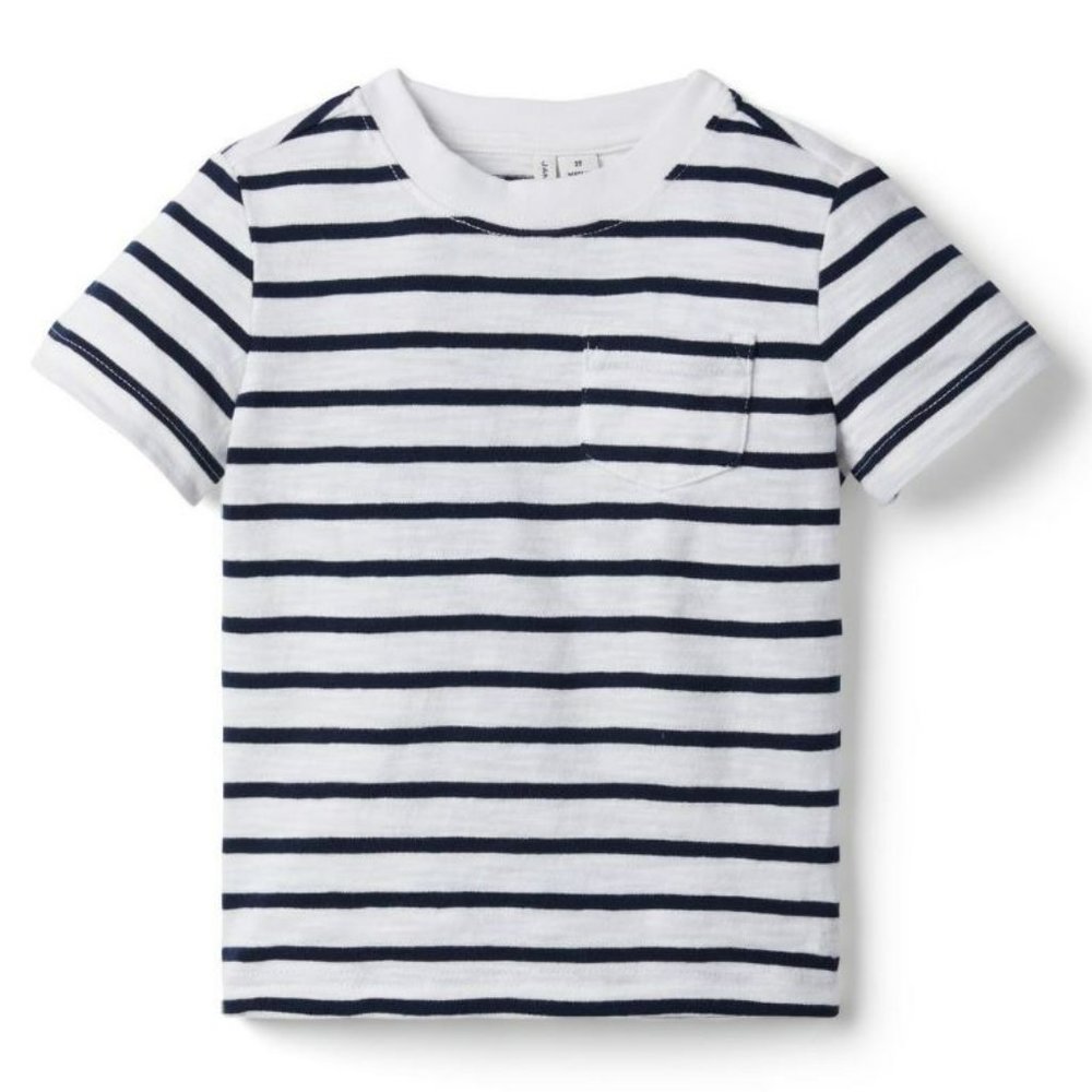 NWT JANIE AND JACK  THE STRIPED SLUB TEE SZ 16